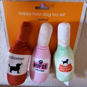 Pearhead Happy Hour Dog Puppy Toy Set